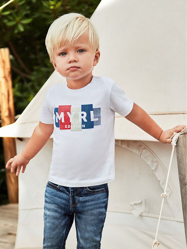 Mayoral Mayoral Тишърт 106 Бял Regular Fit