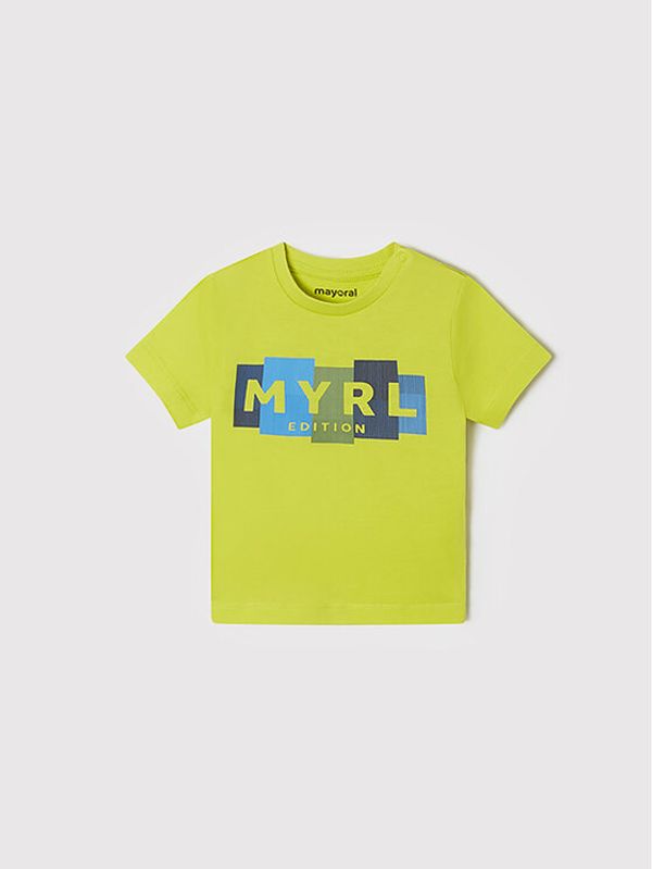 Mayoral Mayoral Тишърт 106 Зелен Regular Fit