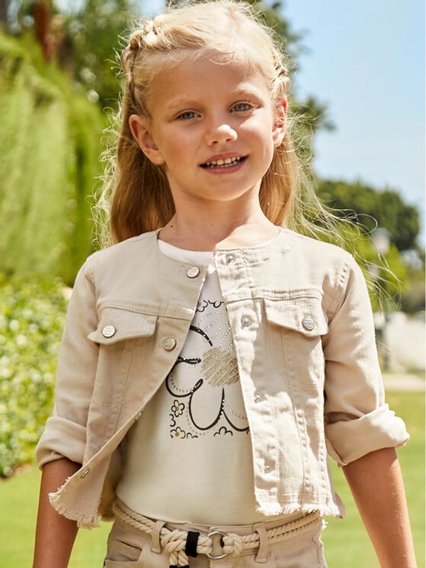 Mayoral Mayoral Тишърт 174 Екрю Regular Fit