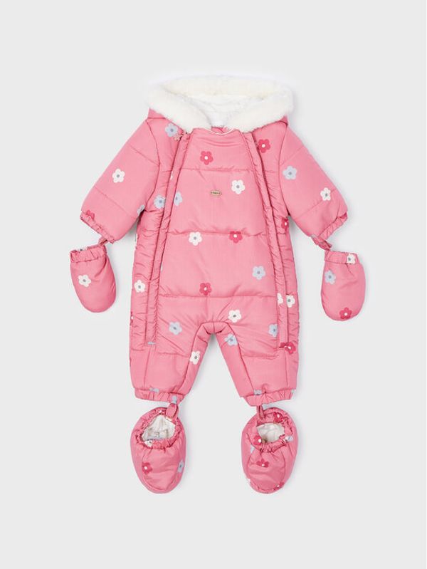 Mayoral Mayoral Зимен детски гащеризон 2624 Розов Regular Fit