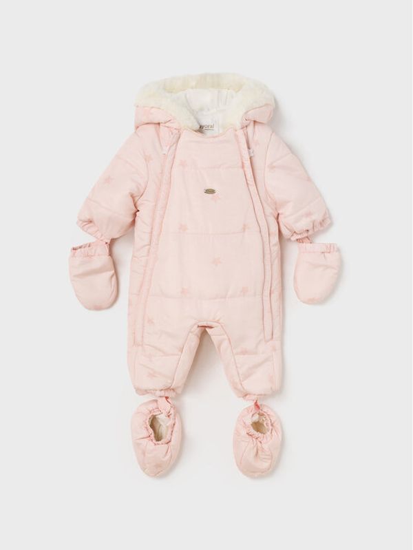 Mayoral Mayoral Зимен детски гащеризон 2624 Розов Regular Fit