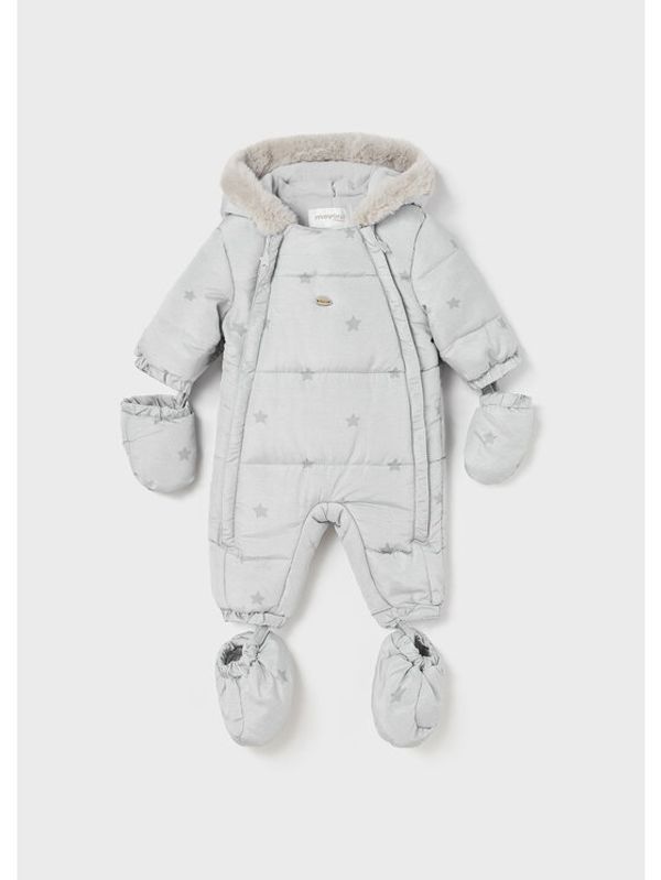 Mayoral Mayoral Зимен детски гащеризон 2624 Сив Regular Fit