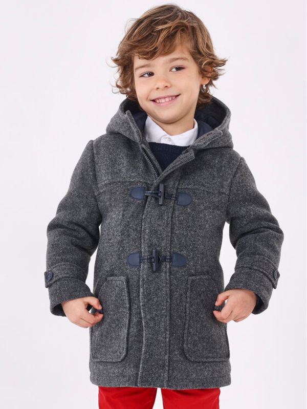 Mayoral Mayoral Зимно палто 4.443 Сив Regular Fit