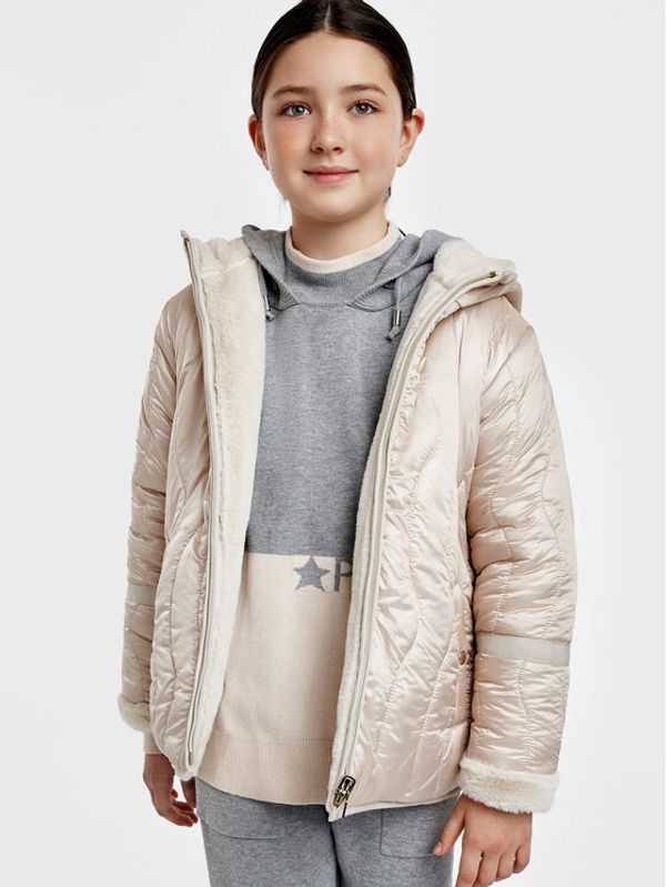 Mayoral Mayoral Зимно яке 7484 Бежов Regular Fit