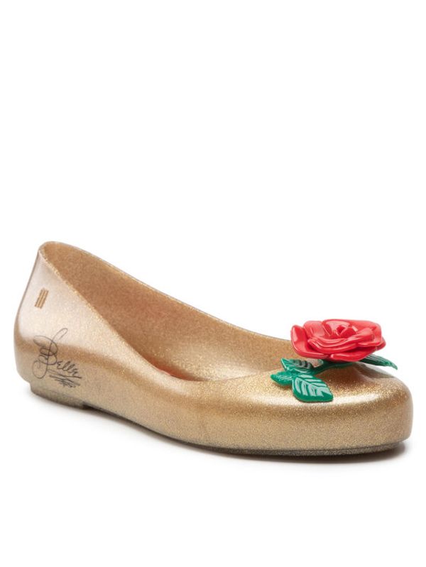 Melissa Melissa Балеринки Mini Melissa Sweet Love + Disn 33448 Златист