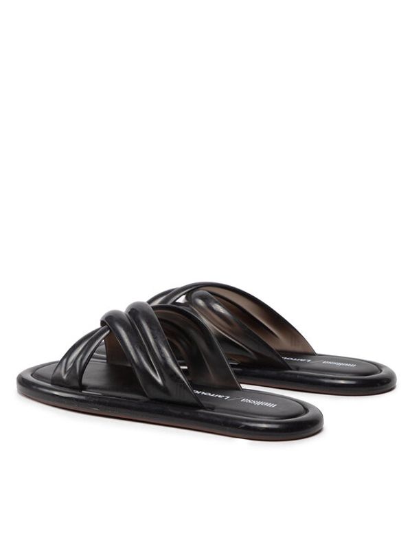 Melissa Melissa Чехли Cali + Larroude Ad 33605 Черен