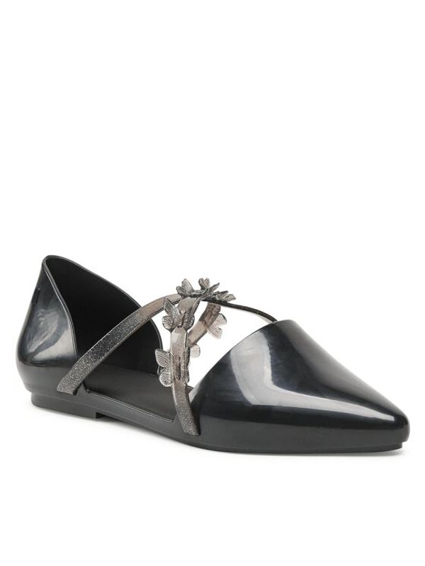 Melissa Melissa Обувки Pointy Stripe Fly Ad 33638 Черен