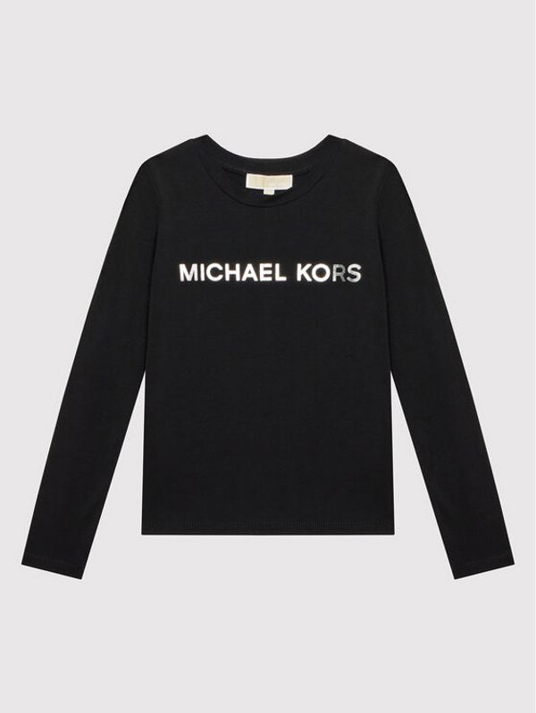 MICHAEL KORS KIDS MICHAEL KORS KIDS Блуза R15128 S Черен Regular Fit