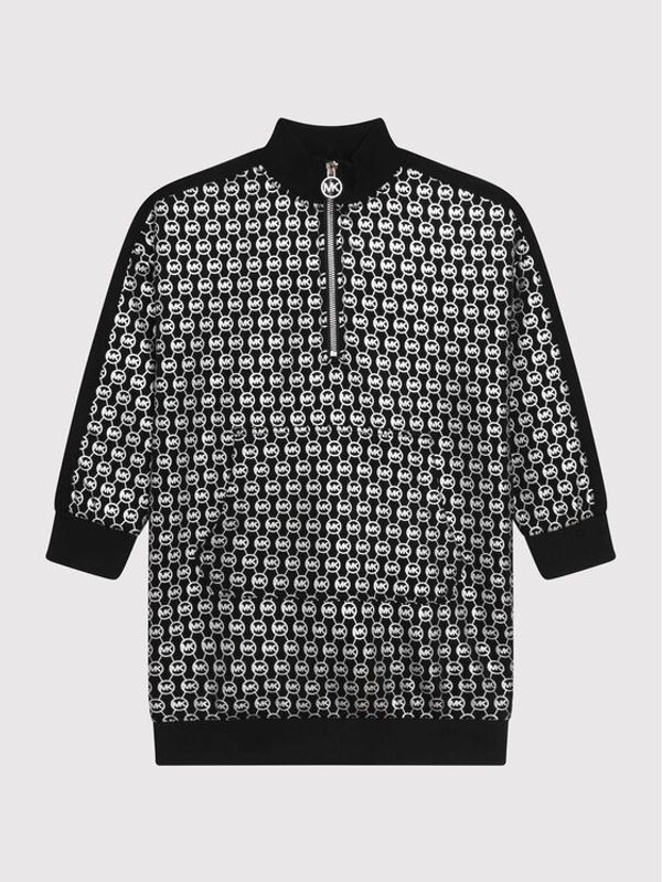 MICHAEL KORS KIDS MICHAEL KORS KIDS Ежедневна рокля R12122 S Черен Regular Fit