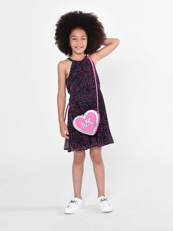 MICHAEL KORS KIDS MICHAEL KORS KIDS Ежедневна рокля R12152 S Черен Regular Fit