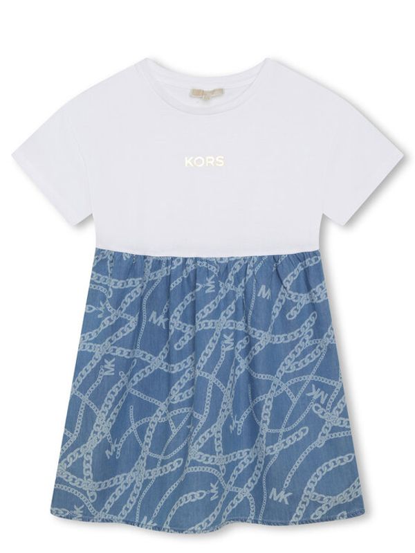 MICHAEL KORS KIDS MICHAEL KORS KIDS Ежедневна рокля R12160 D Син Regular Fit