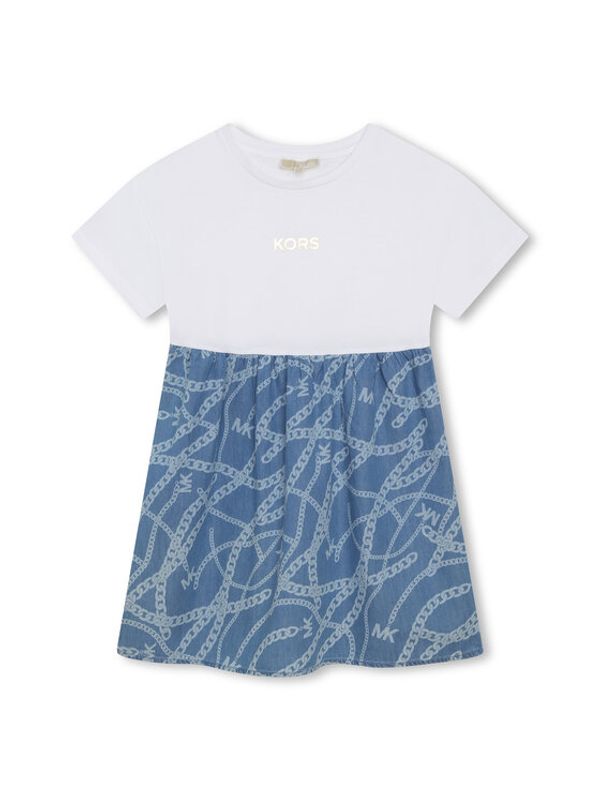 MICHAEL KORS KIDS MICHAEL KORS KIDS Ежедневна рокля R12160 S Син Regular Fit