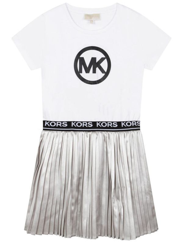 MICHAEL KORS KIDS MICHAEL KORS KIDS Ежедневна рокля R12161 S Сив Regular Fit