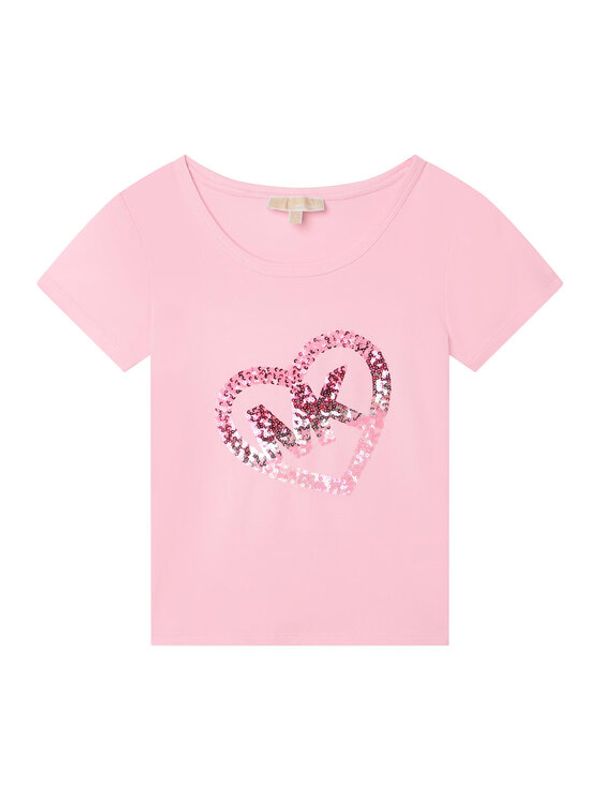 MICHAEL KORS KIDS MICHAEL KORS KIDS Тишърт R15185 M Розов Regular Fit