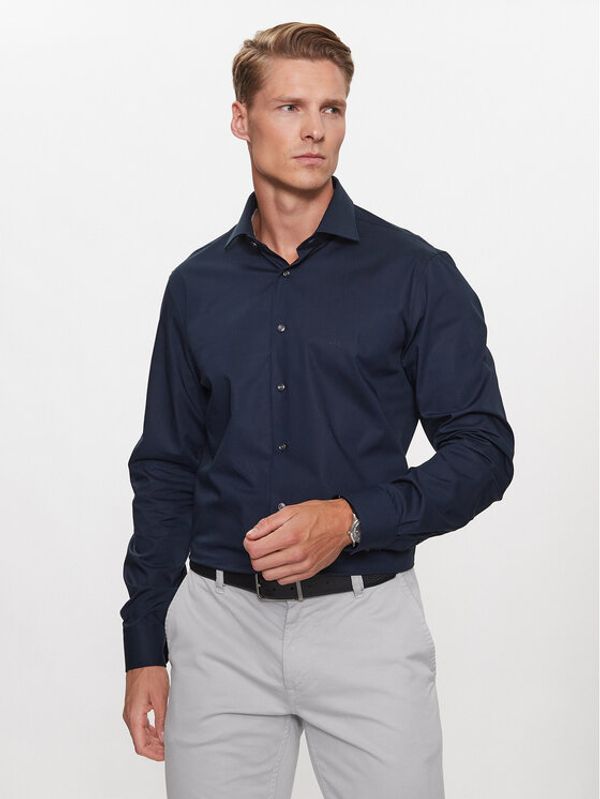 Michael Kors Michael Kors Риза MD0MD90435 Тъмносин Modern Fit