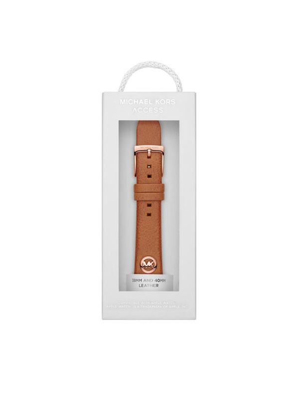 Michael Kors Michael Kors Сменяема каишка за часовник Apple Watch MKS8003 Кафяв