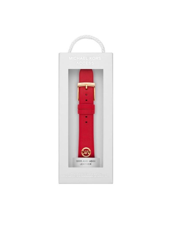 Michael Kors Michael Kors Сменяема каишка за часовник Apple Watch MKS8045 Червен