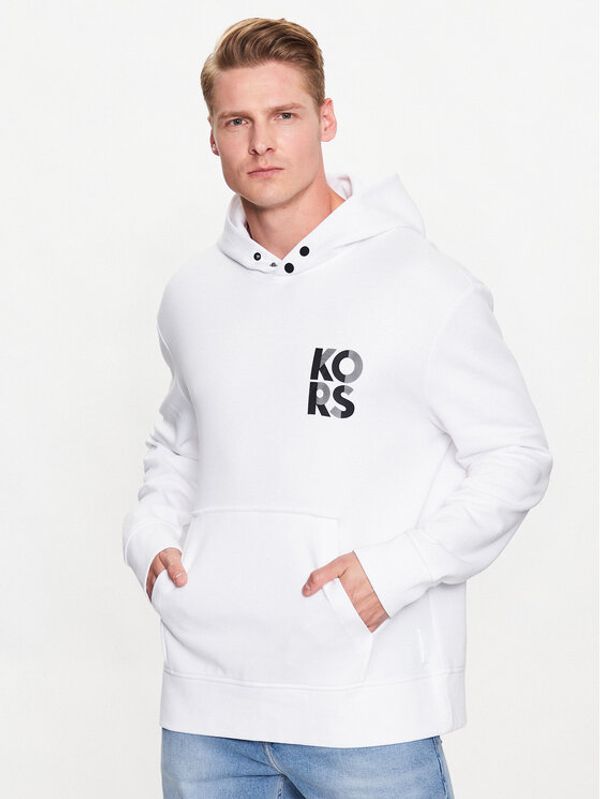 Michael Kors Michael Kors Суитшърт CS351G75MF Бял Regular Fit