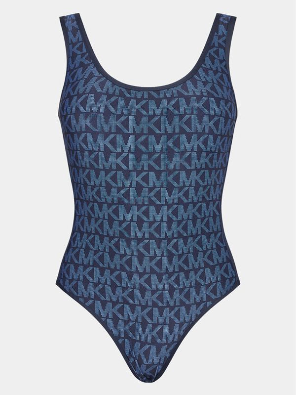 MICHAEL Michael Kors MICHAEL Michael Kors Бански костюм Signature Logo MM2N188 Тъмносин