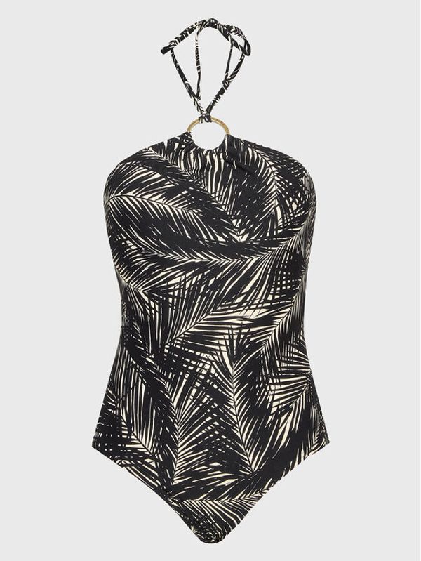 MICHAEL Michael Kors MICHAEL Michael Kors Бански костюм Sonoran Palm MM9J213 Черен