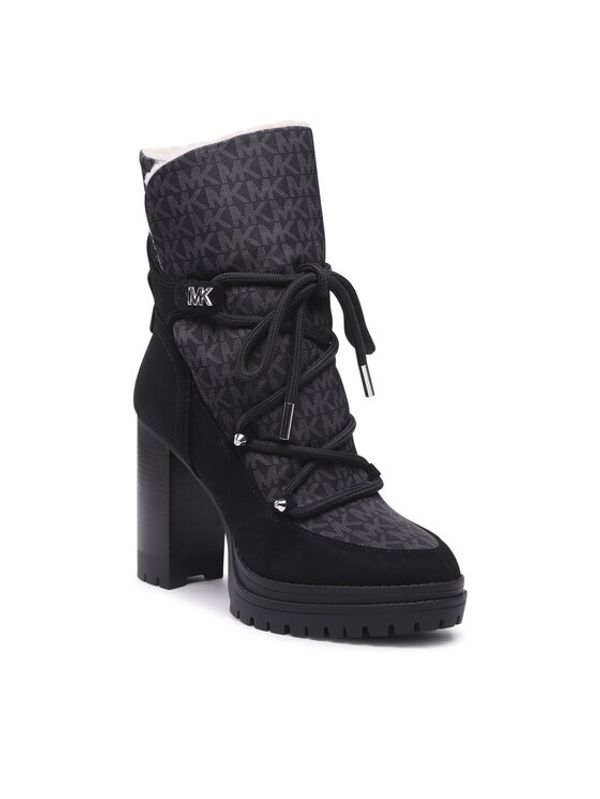 MICHAEL Michael Kors MICHAEL Michael Kors Боти Culver Bootie 40F2CVHE5Y Черен