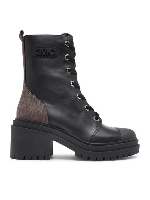 MICHAEL Michael Kors MICHAEL Michael Kors Боти Hanley Bootie Leather 40F3HYME5L Черен