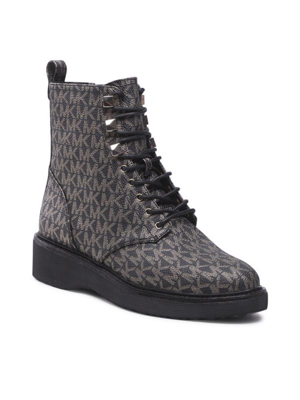 MICHAEL Michael Kors MICHAEL Michael Kors Боти Haskell Bootie 40F2HSFE5B Черен