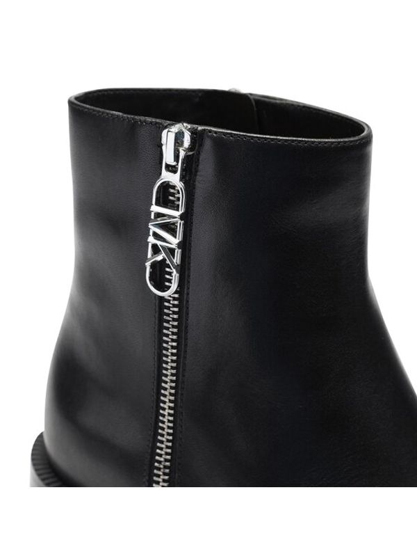 MICHAEL Michael Kors MICHAEL Michael Kors Боти Regan Leather Ankle Boot 40F3RGME5L Черен
