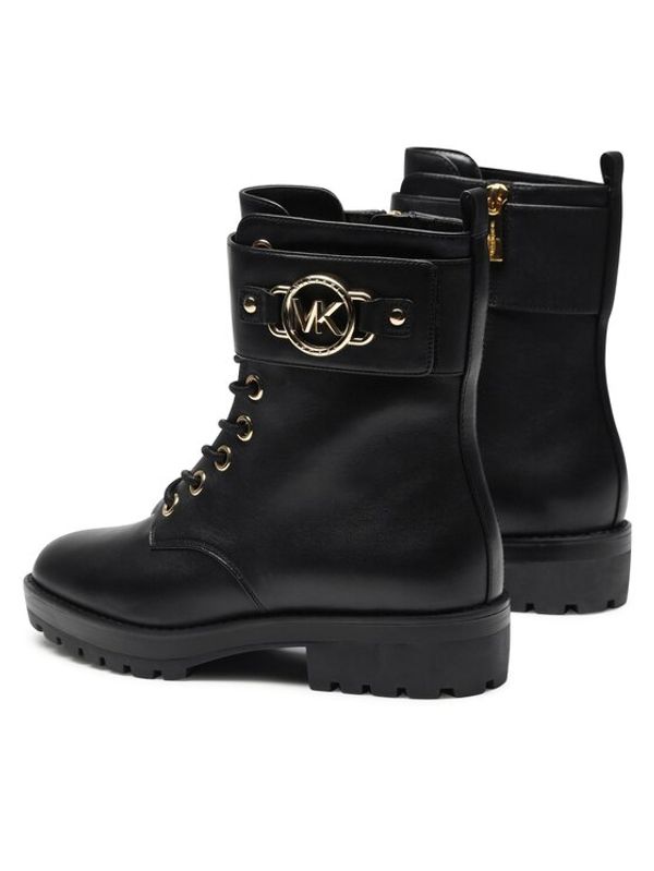 MICHAEL Michael Kors MICHAEL Michael Kors Боти Rory Lace Up Bootie 40F3ROFE8L Черен