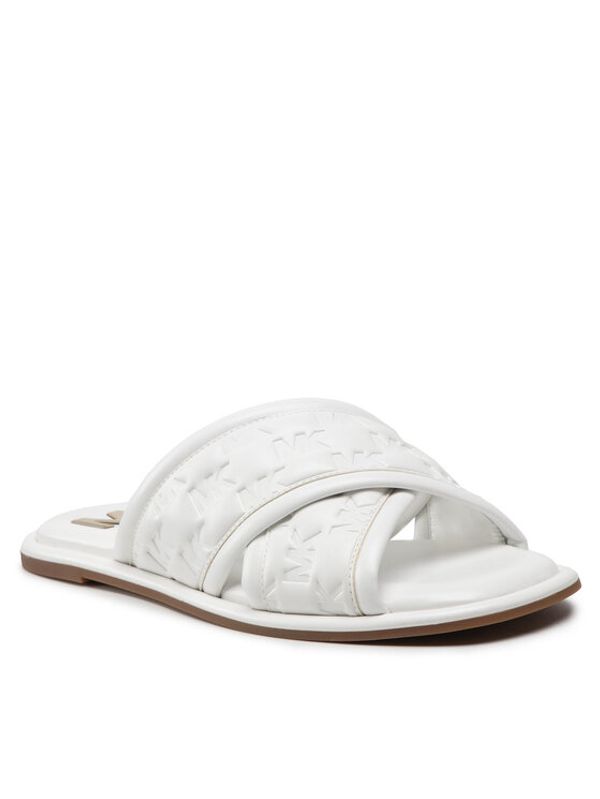 MICHAEL Michael Kors MICHAEL Michael Kors Чехли Gideon Slide 40S2GDFP1L Бял
