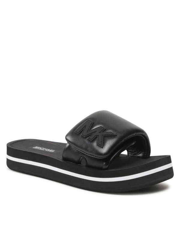MICHAEL Michael Kors MICHAEL Michael Kors Чехли Mk Platform Slide 40S3MKFA1L Черен