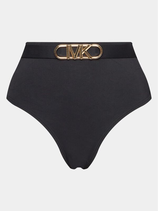 MICHAEL Michael Kors MICHAEL Michael Kors Долнище на бански Solid High Waist MM1N025 Черен