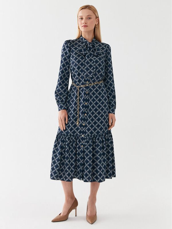 MICHAEL Michael Kors MICHAEL Michael Kors Ежедневна рокля MF381QOART Тъмносин Regular Fit