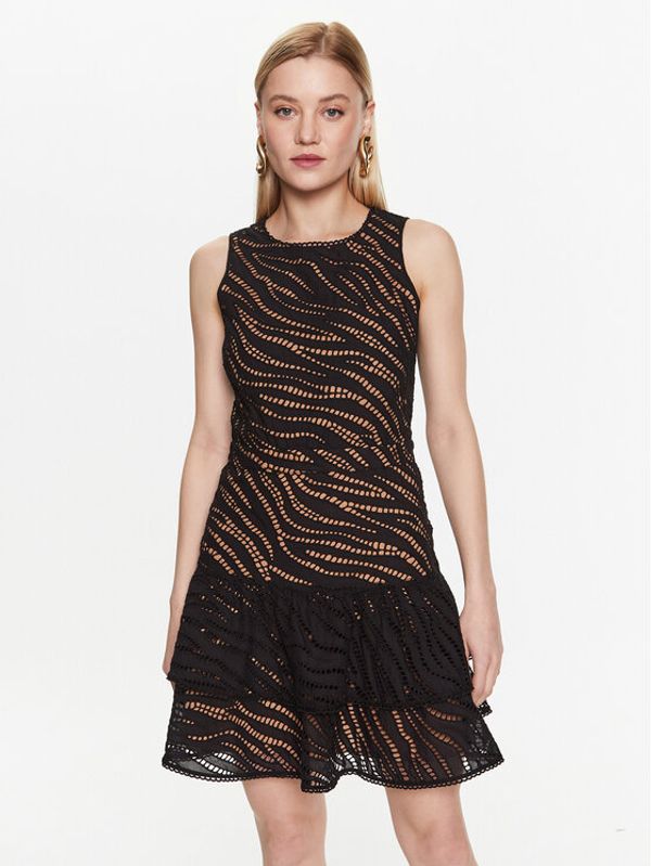 MICHAEL Michael Kors MICHAEL Michael Kors Ежедневна рокля MS381M48CT Черен Regular Fit