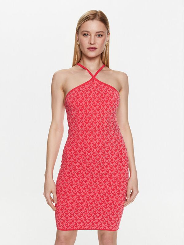 MICHAEL Michael Kors MICHAEL Michael Kors Ежедневна рокля MS381OX5KZ Розов Slim Fit