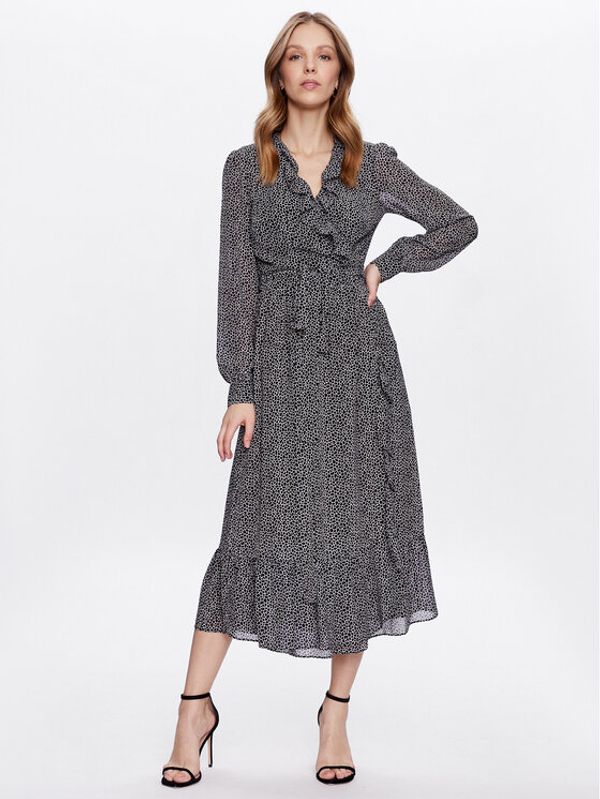 MICHAEL Michael Kors MICHAEL Michael Kors Ежедневна рокля Whitney MR38Y8Z7NH Черен Regular Fit