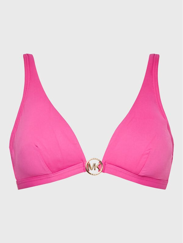 MICHAEL Michael Kors MICHAEL Michael Kors Горнище на бански Iconic Solids MM7M509 Розов