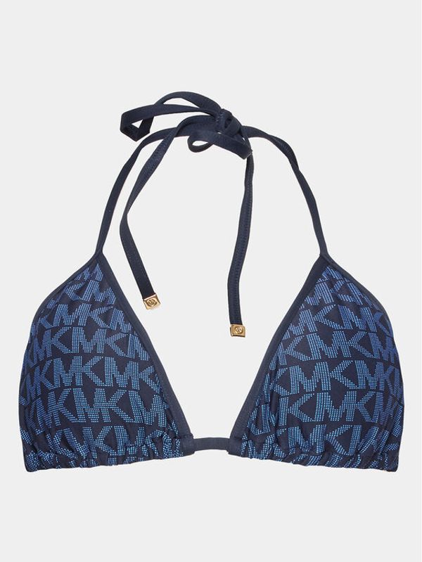 MICHAEL Michael Kors MICHAEL Michael Kors Горнище на бански Signature Logo MM2N505 Тъмносин