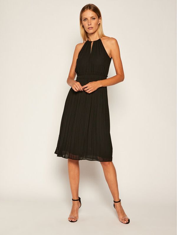 MICHAEL Michael Kors MICHAEL Michael Kors Коктейлна рокля Chain MB98X037R3 Черен Regular Fit