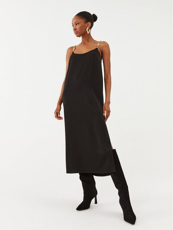 MICHAEL Michael Kors MICHAEL Michael Kors Коктейлна рокля MF381UK99G Черен Regular Fit