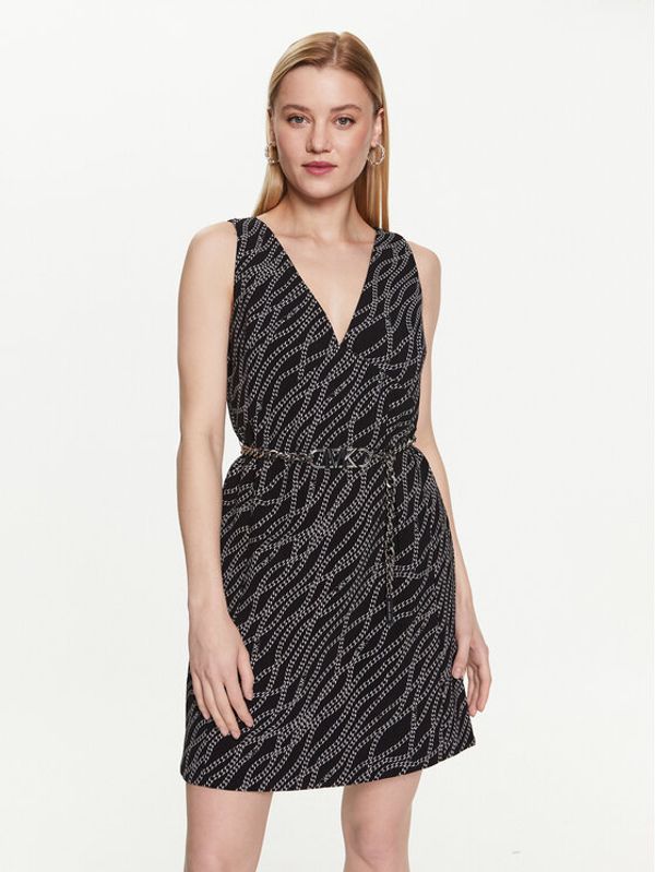 MICHAEL Michael Kors MICHAEL Michael Kors Коктейлна рокля MS381J68ED Черен Regular Fit