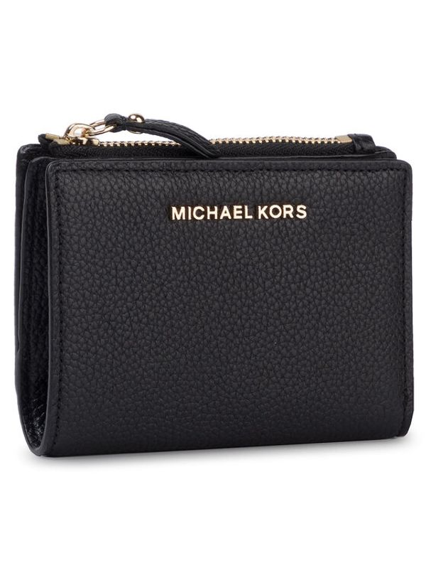 MICHAEL Michael Kors MICHAEL Michael Kors Малък дамски портфейл Jet Set 34F9GJ6F2L Черен