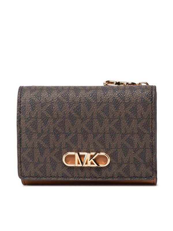 MICHAEL Michael Kors MICHAEL Michael Kors Малък дамски портфейл Parker 34F2G7PD8B Кафяв