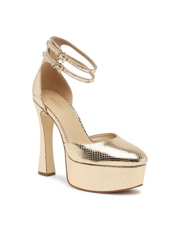 MICHAEL Michael Kors MICHAEL Michael Kors Обувки Martina Ankle Strap 40F3MTHS1M Златист