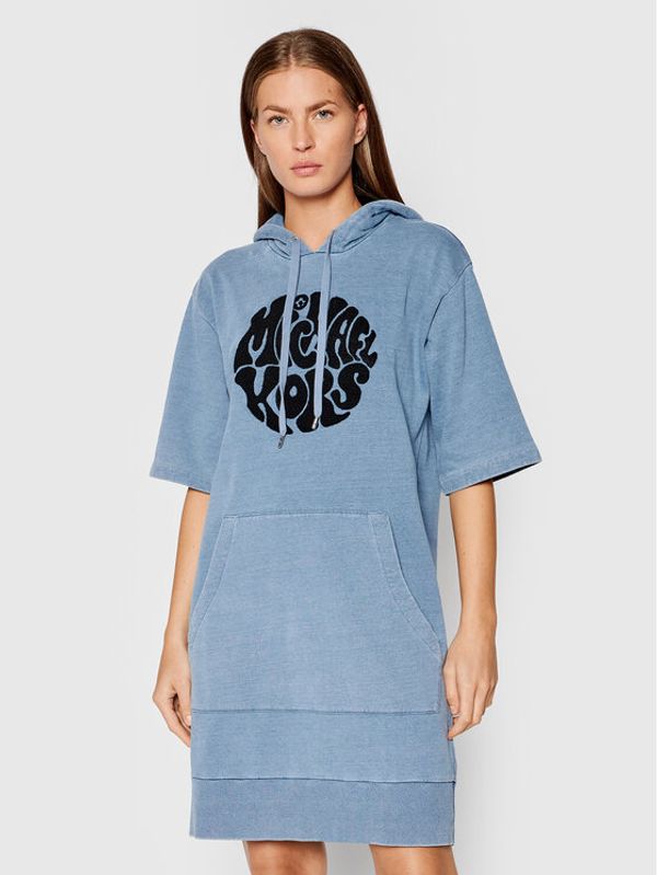 MICHAEL Michael Kors MICHAEL Michael Kors Плетена рокля MU180MPD8L Син Regular Fit