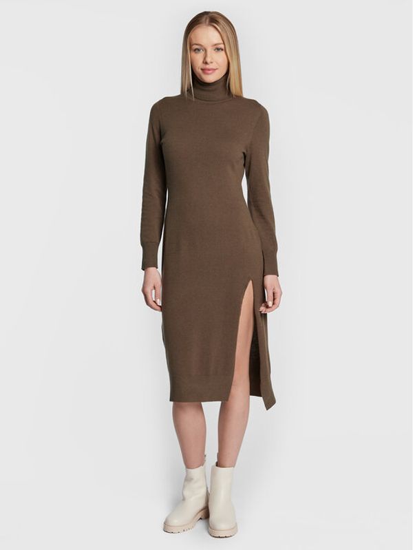 MICHAEL Michael Kors MICHAEL Michael Kors Плетена рокля MU2813ECSN Зелен Regular Fit