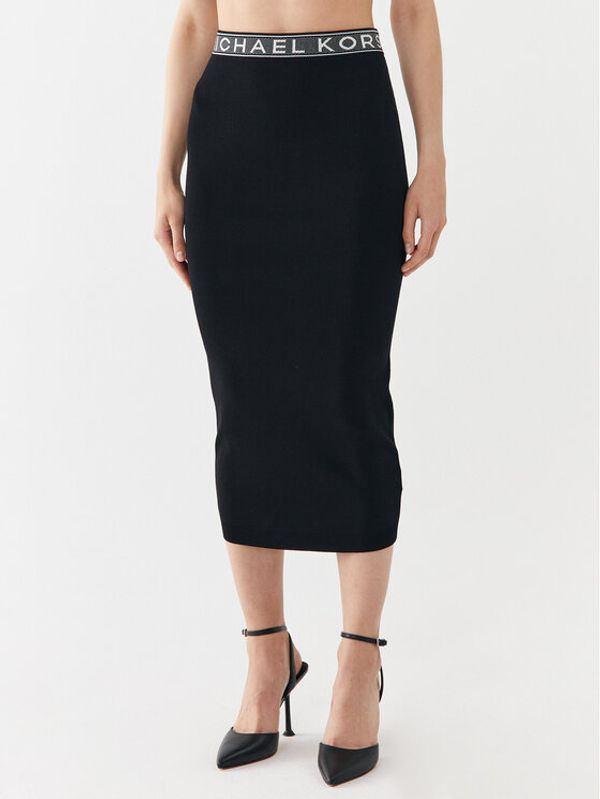 MICHAEL Michael Kors MICHAEL Michael Kors Пола тип молив MF3709I33D Черен Slim Fit