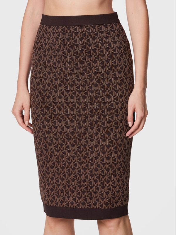 MICHAEL Michael Kors MICHAEL Michael Kors Пола тип молив MH1703D5KZ Кафяв Slim Fit