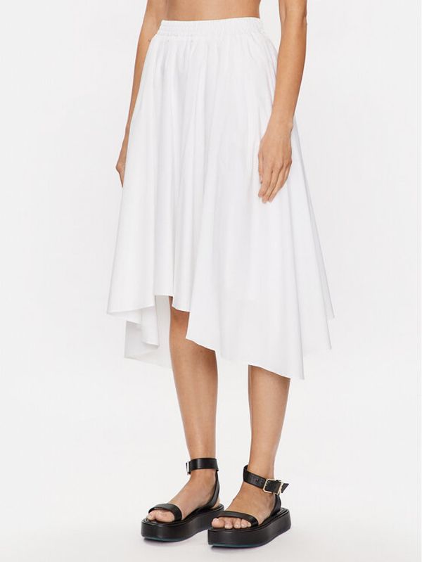 MICHAEL Michael Kors MICHAEL Michael Kors Пола тип трапец MS3709KF4C Бял Relaxed Fit