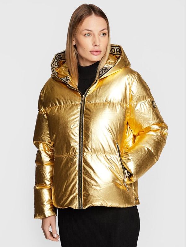 MICHAEL Michael Kors MICHAEL Michael Kors Пухено яке MF2207977T Златист Regular Fit